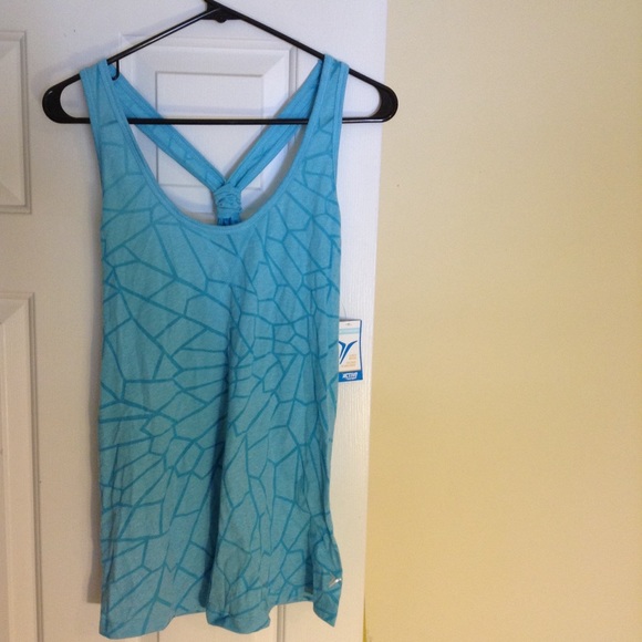 3/$30  NEW! Cute workout top, knotted racerback - Picture 2 of 5